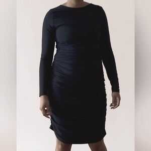 Free Label Reversible Jules Dress in Black Size L, New